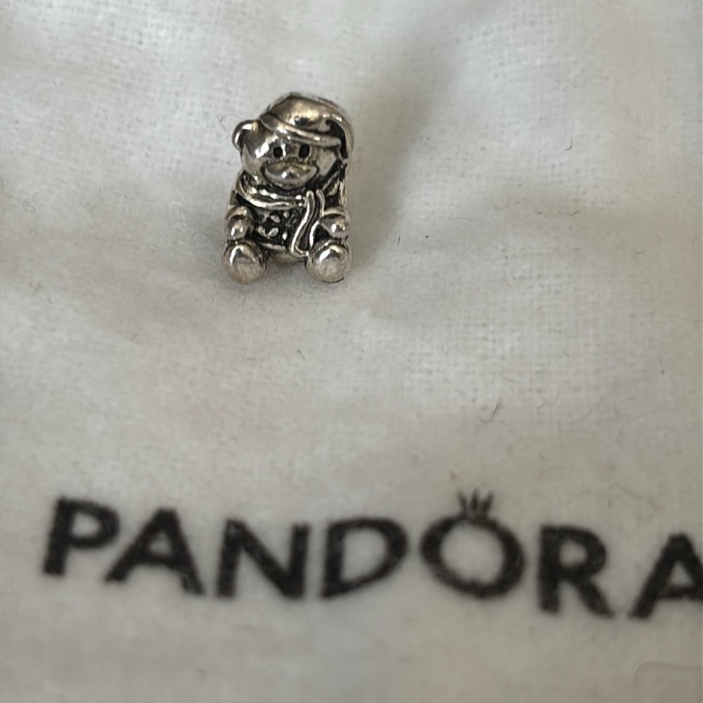 Pandora. Teddy bear charm